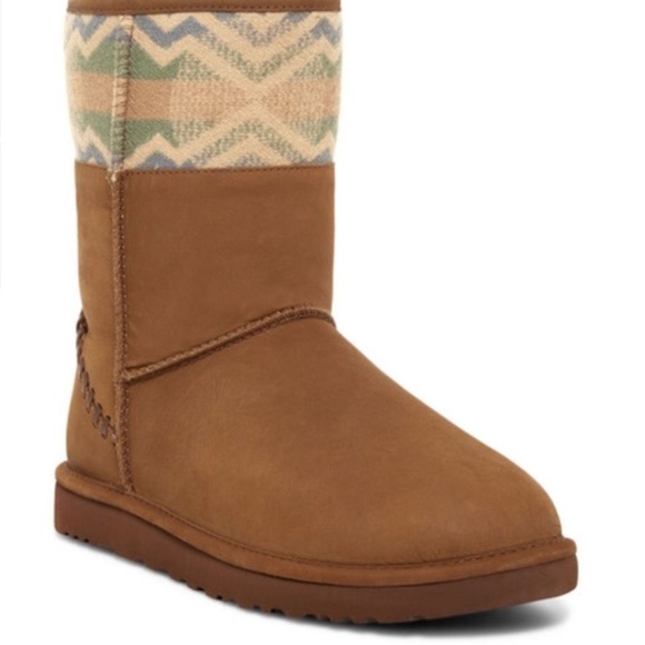 UGG Other - UGG Australia Classic Short Deco Pendleton Boot Sz 16-18 BNWOB